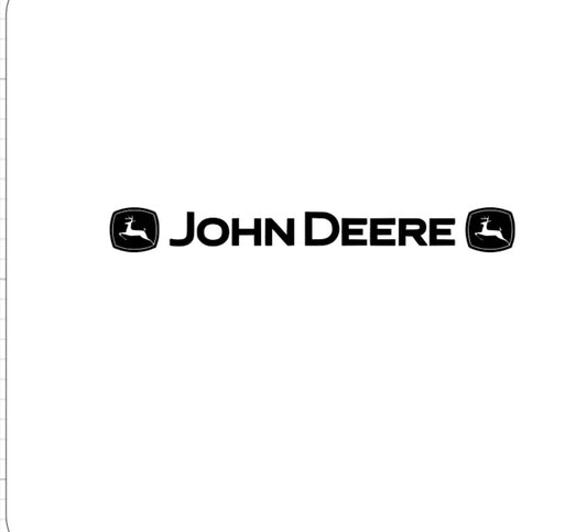 John Deere window sticker