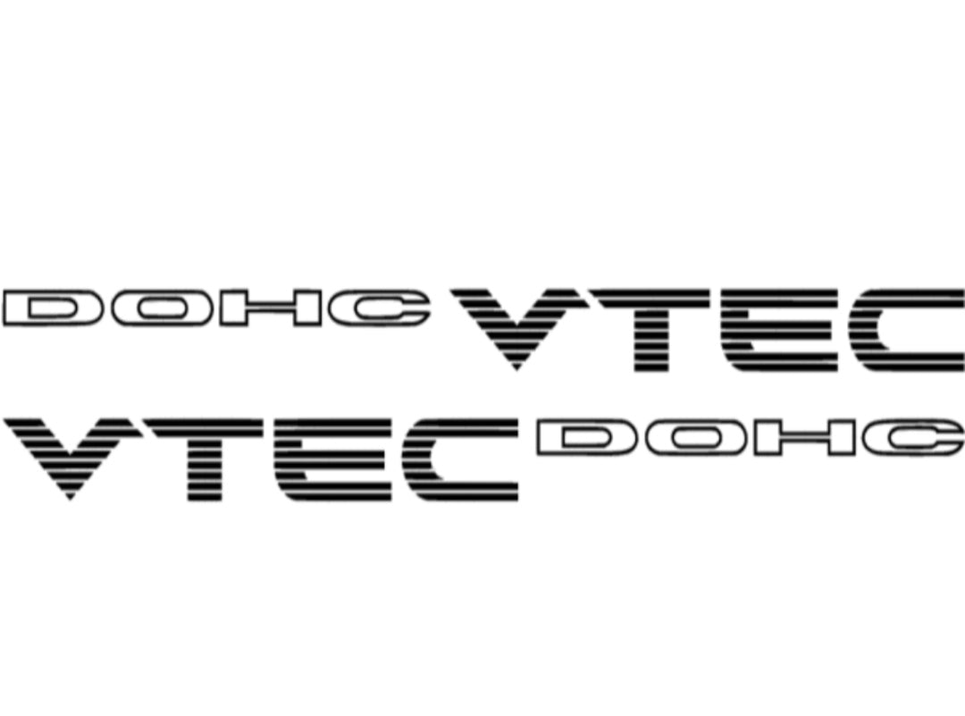 VTEC door stickers