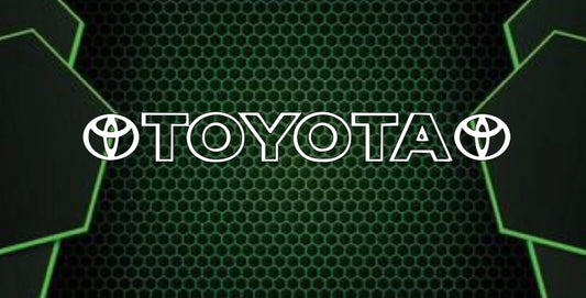 Toyota windscreen sticker