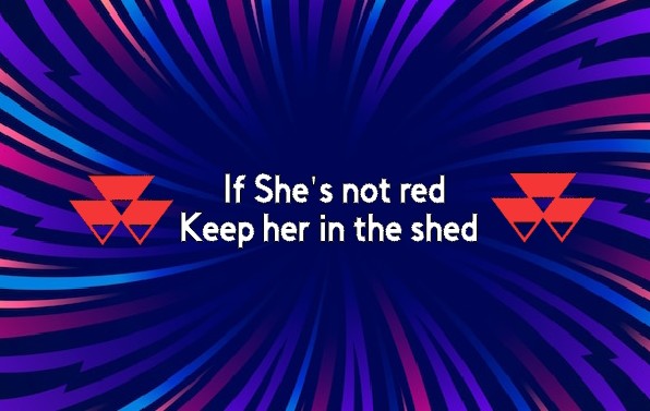 If she's not red