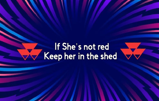 If she's not red