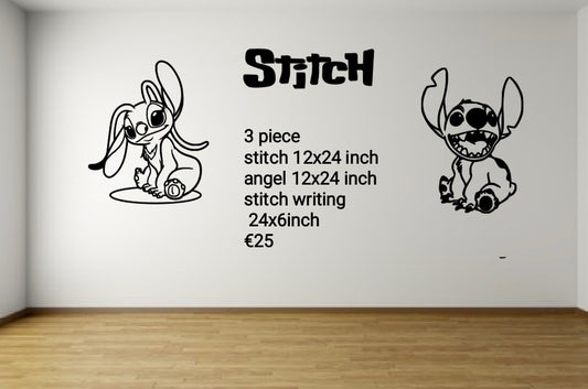 Stitch wall stickers