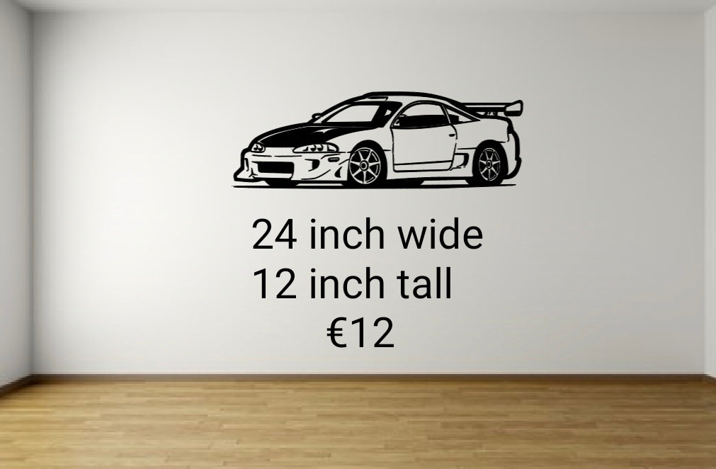 F&f eclipse wall sticker