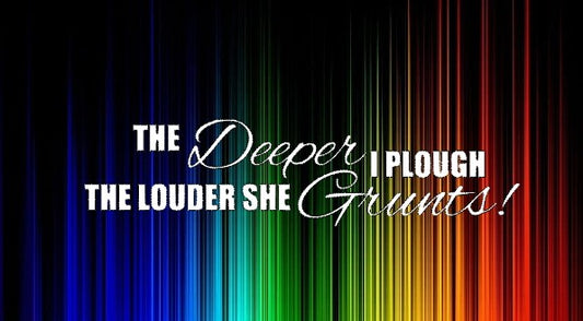 The deeper I plough